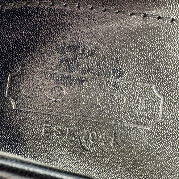 Coach Eileen BlackLeather Slip On Loafers Size 6B - Picture 13 of 15